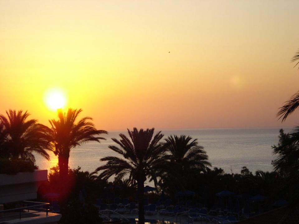 Sonnenaufgang, Blick vom Balkon Rodos Princess Beach Hotel & Spa