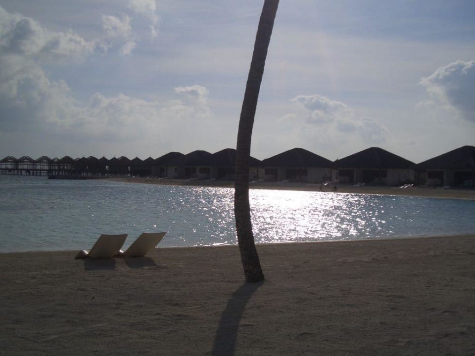 Am Strand/Blick nach rechts Cinnamon Dhonveli Maldives