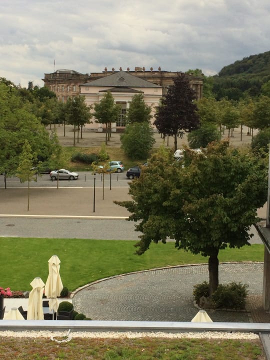 Aussicht vom Balkon Schlosshotel Bad Wilhelmshöhe Conference & Spa