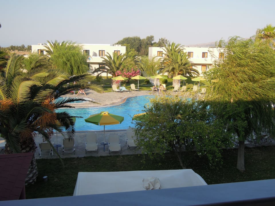 Ausblick vom Zimmerbalkon Hotel Esperia