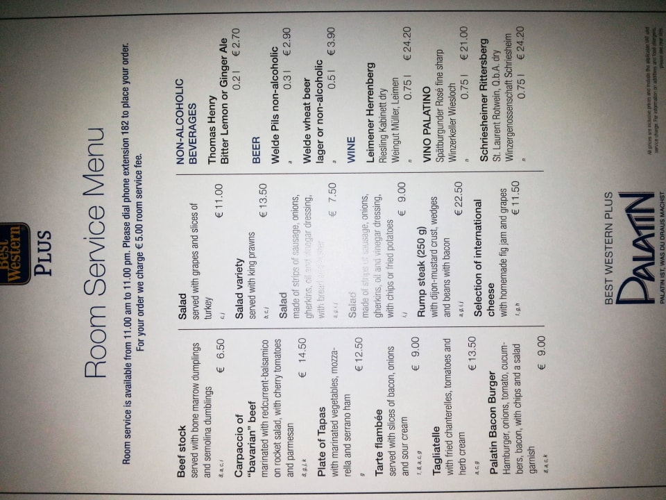 Zimmerinfo/Mappe/Preise/Möglichkeiten/etc. Best Western Plus Palatin Kongresshotel