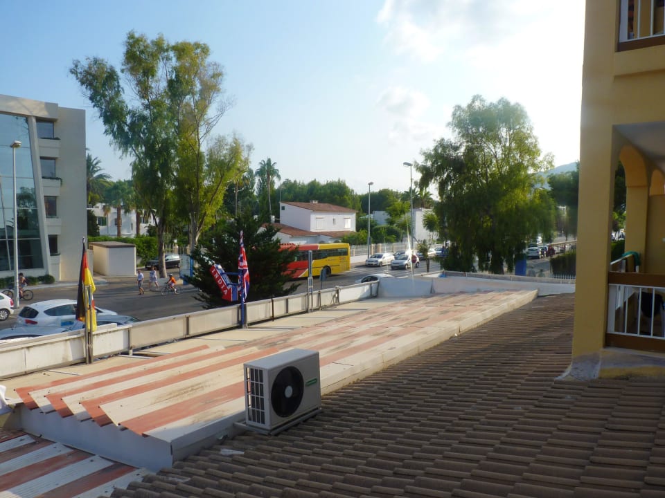Aussicht aus unserem Zimmer Alcudia Garden Aparthotel