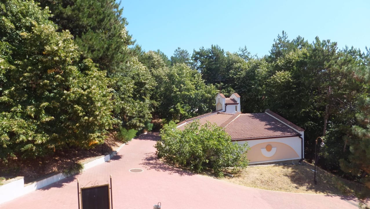 Ausblick aus Coral-Zimmer 217 im Village Duni Royal Holiday Village