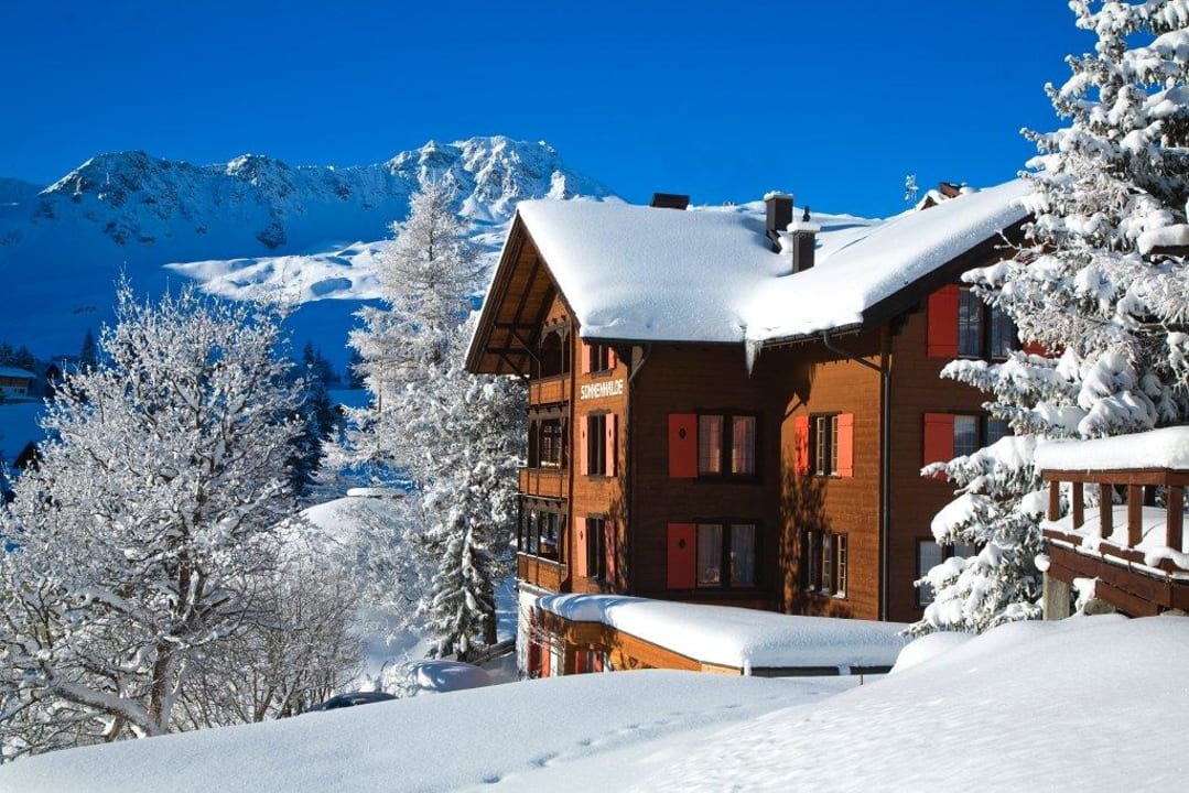 Zauberhafte Winterlandschaft Hotel Sonnenhalde Garni