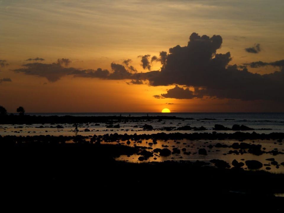 Sonnenuntergang Veranda Pointe aux Biches Hotel