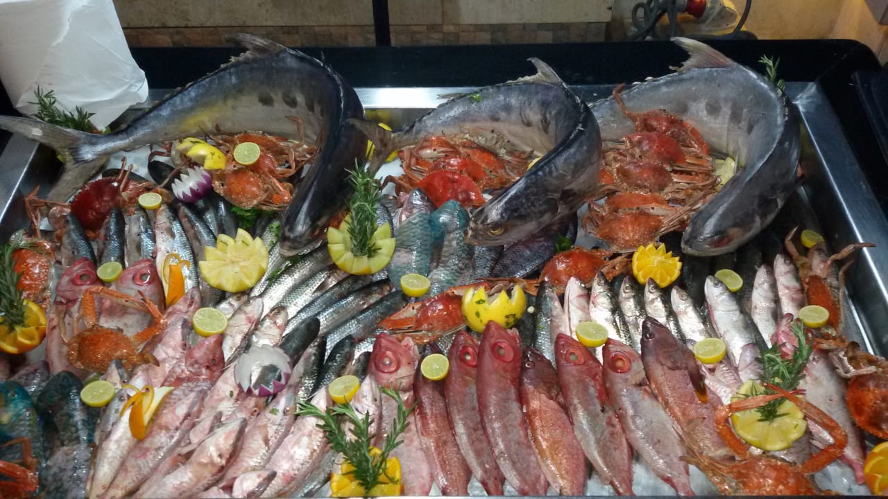 Fischbuffet Beach Albatros Resort