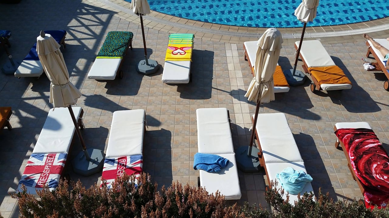 Ca. 07:00 Uhr - keine Skrupel Hotel Kalithea Horizon Royal