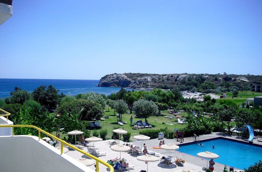 Blick vom Balkon Irene Palace Beach Resort Club alltoura