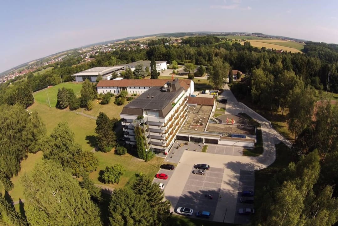 Das Sporthotel / Sportschule Grünberg von oben Sporthotel Grünberg