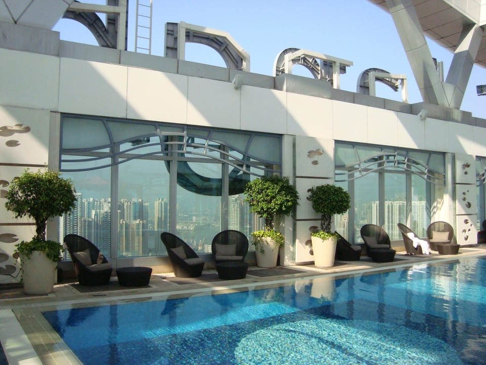 Swimmingpool im 43. OG Cordis Hotel