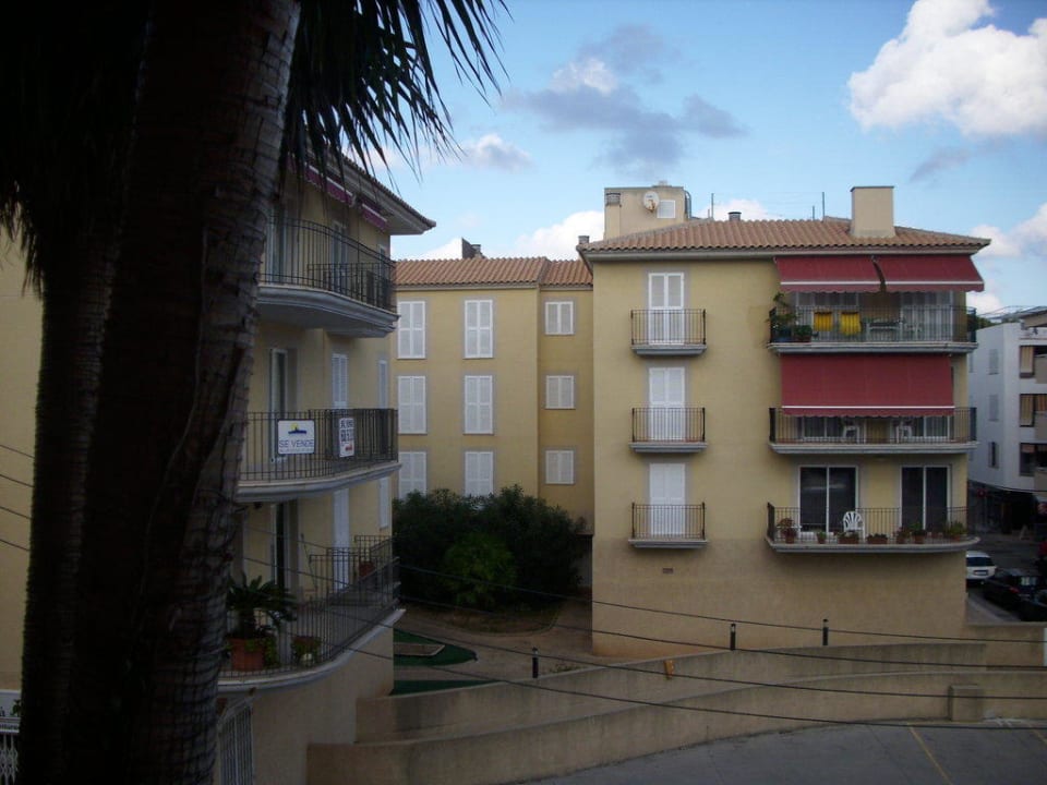Blick vom Balkon Hotel Amoros