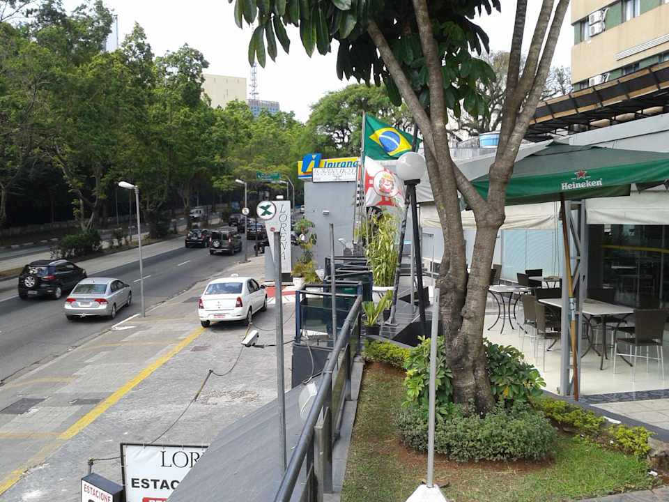 Blick von der Terrasse Hotel WZ Jardins