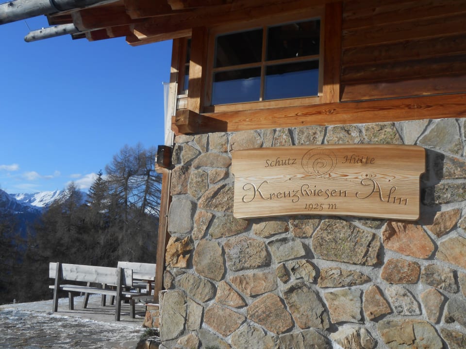 Angekommen Kreuzwiesen Almhütte