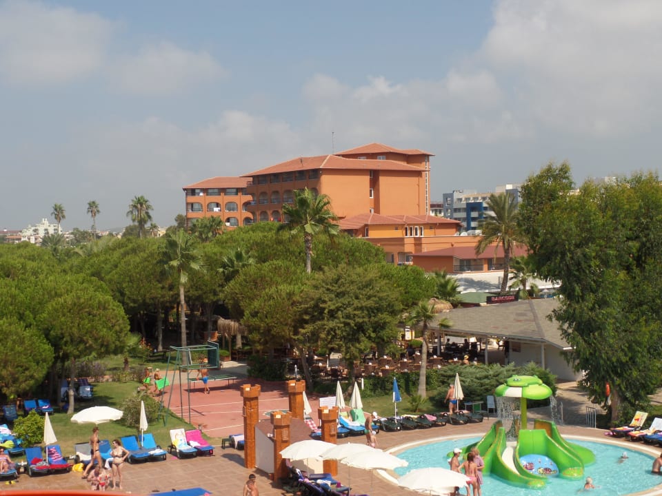 Blick von oben Club Turtas Beach Hotel