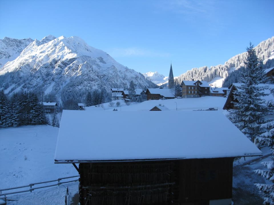Blick vom Balkon Hotel Leitner