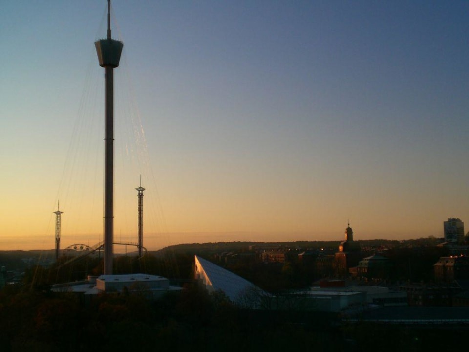 Blick aus dem Zimmer (15. Stock) Hotel Gothia Towers