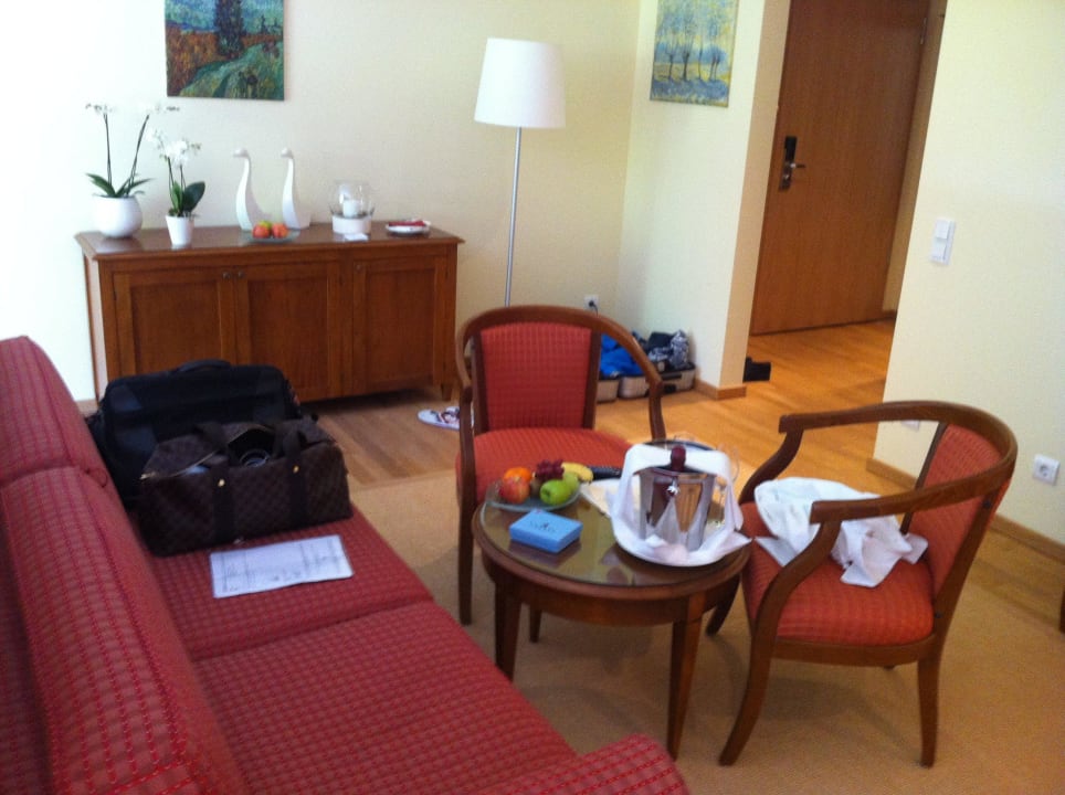 Wohnteil der Junior Suite Landhaus Zu den Rothen Forellen