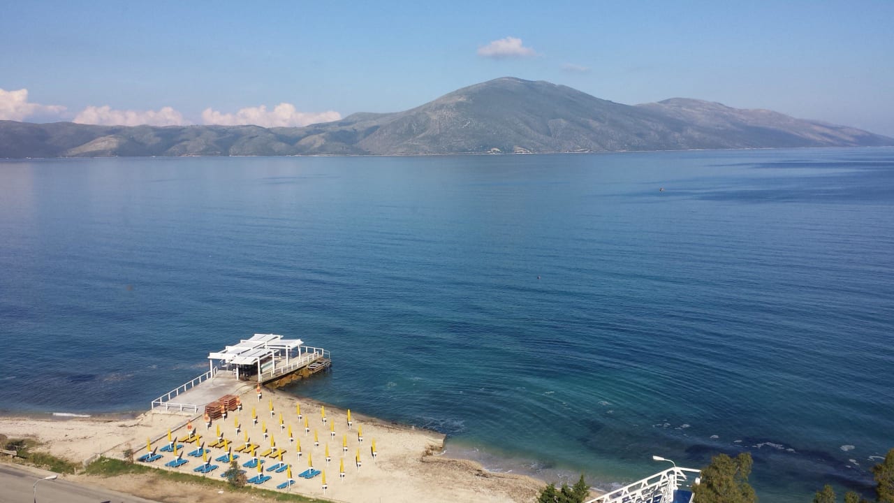 Aussicht aus Zimmer 401 Hotel Regina Blu