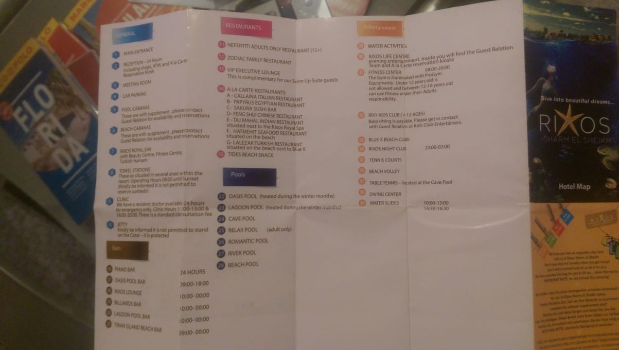 Hotelanlage Lageplan  Rixos Sharm El Sheikh Adults Only 18 +