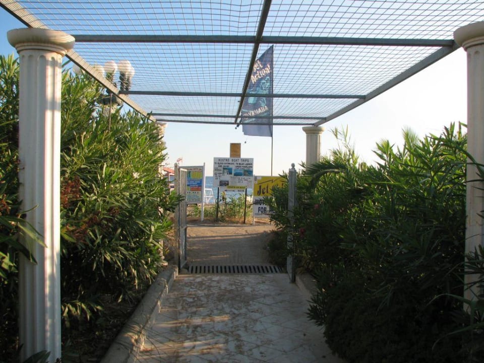 Weg zum Strand Sandy Beach Resort