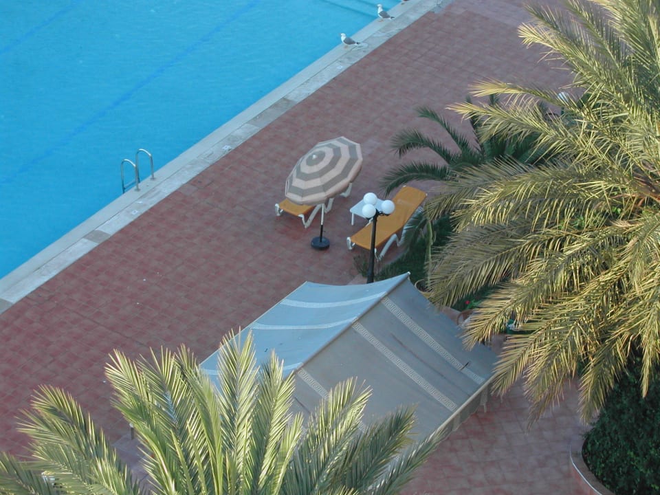 Vom Balkon runter Tildi Hotel & Spa