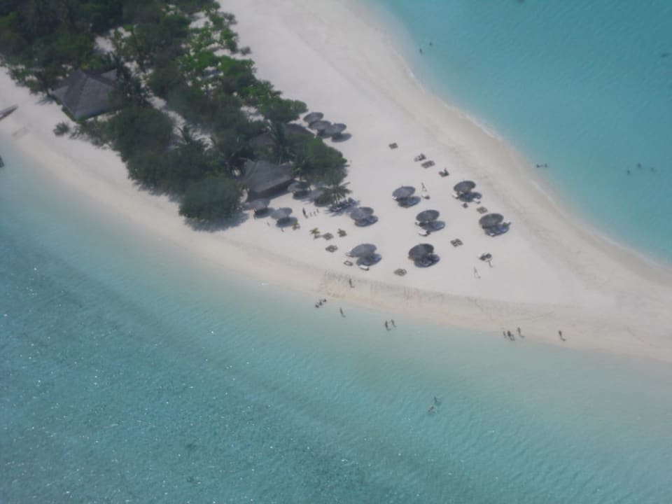 Insel von oben Palm Beach Resort & Spa Maldives