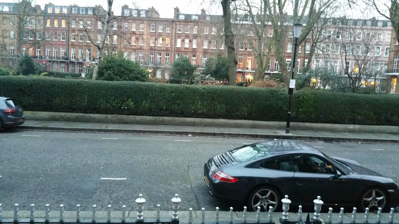 Blick aus dem Fenster unseres Zimmers Hotel Garden View