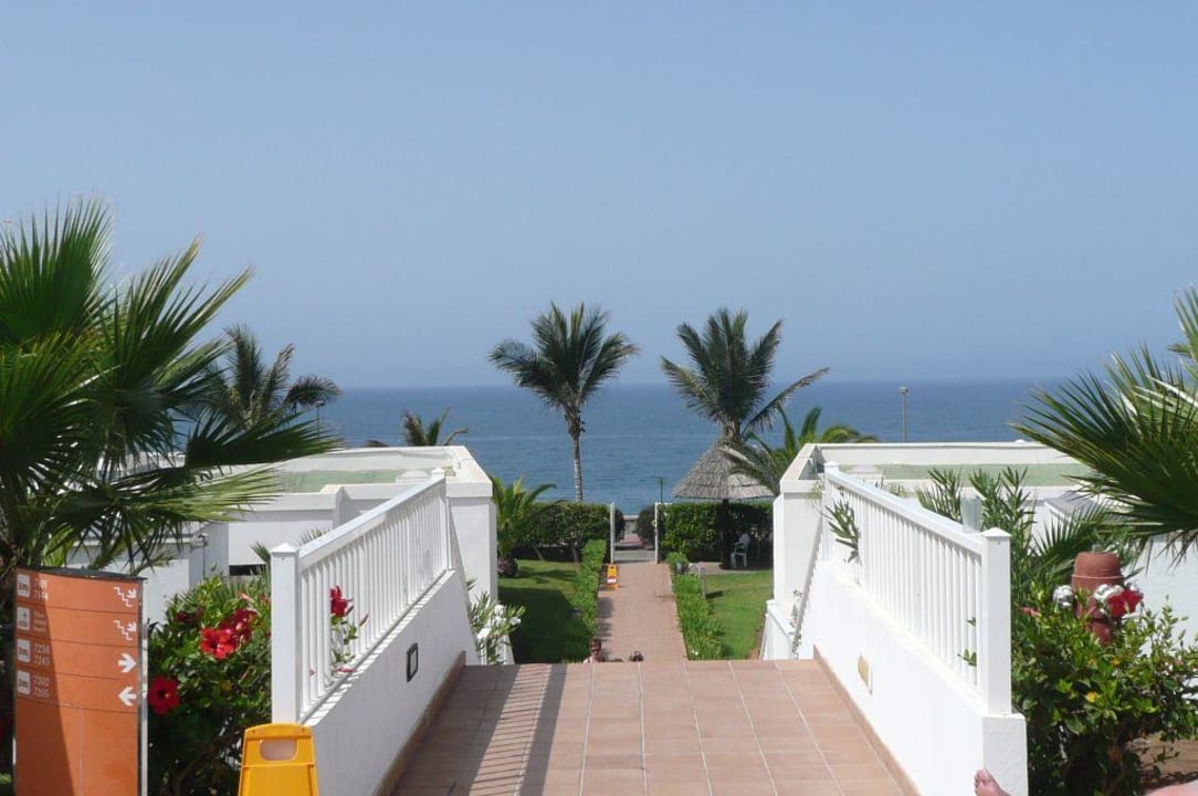 Weg vom Pool zur Promenade Hotel Riu Gran Canaria