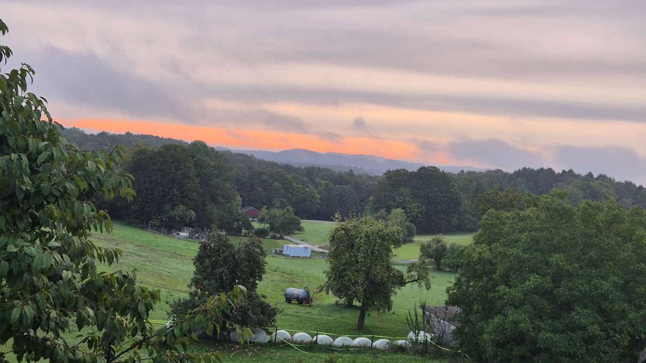 Ausblick Ferienhaus Annodazumol
