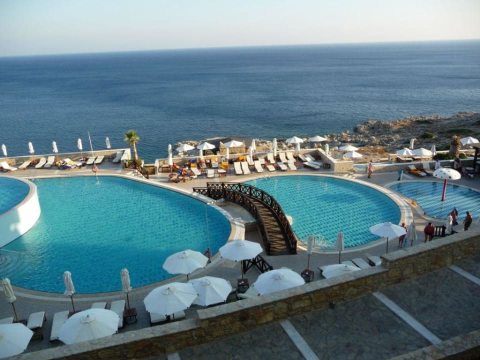 Vue de notre chambre Hotel Kalithea Horizon Royal