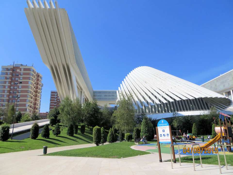 Vista posteriore Eurostars Palacio de Cristal