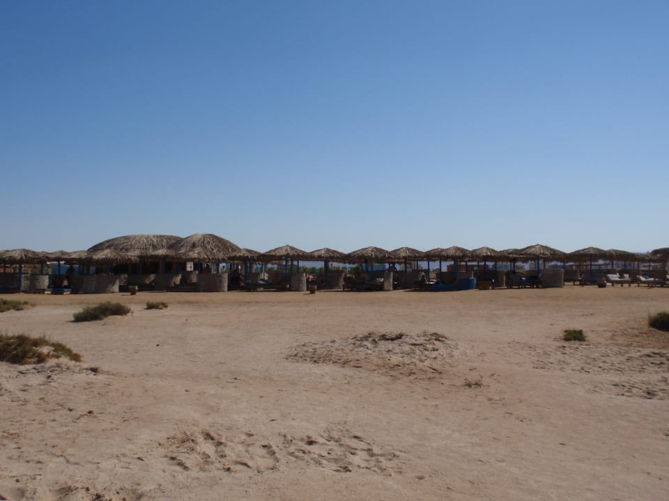 Hotelstrand vom Wasser aus Hotel Three Corners Ocean View prestige - Adults only