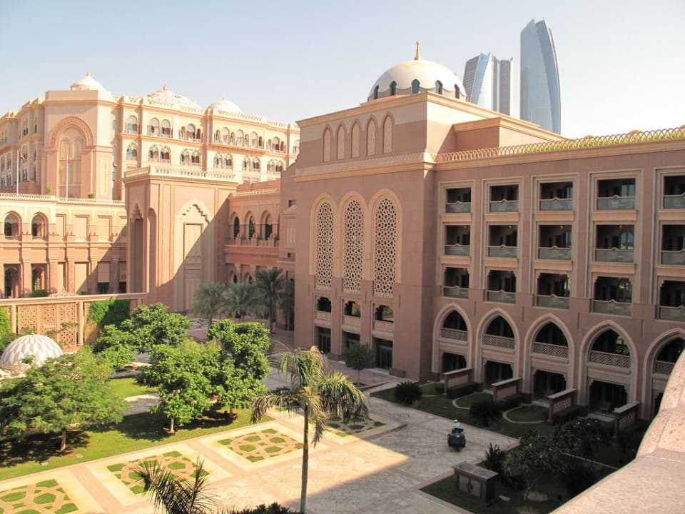 Ausblick vom Balkon Emirates Palace Mandarin Oriental