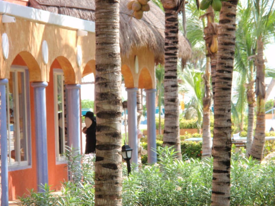 Gebäudestil in der Anlage Catalonia Playa Maroma