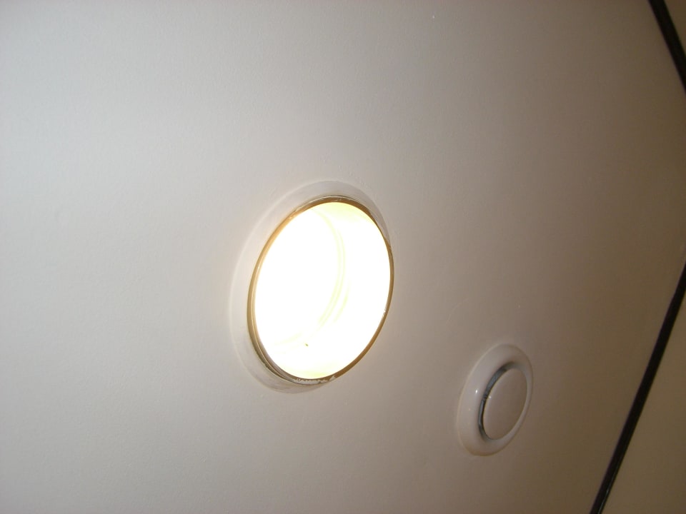 Alte gelbe Lampe / Deluxe Zimmer Le Meridien Ile Maurice