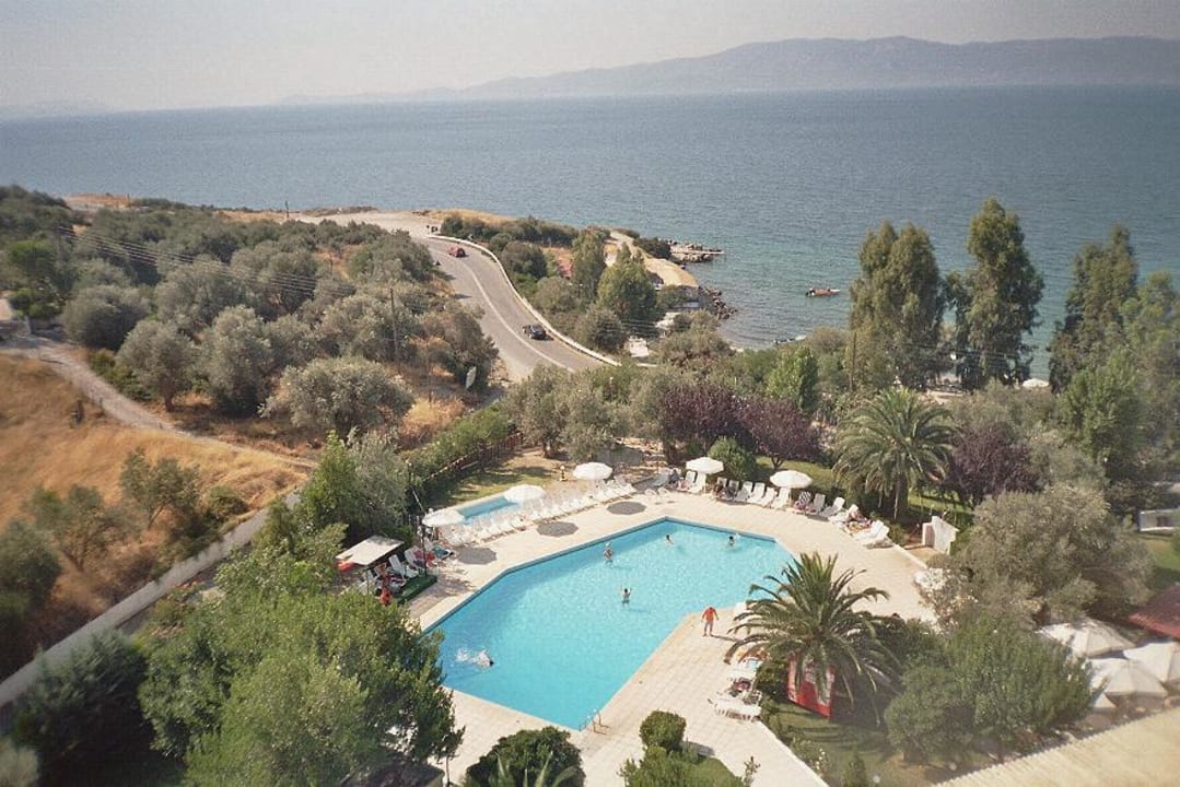 Aussicht Balkon 7. Etage Evia Riviera Resort