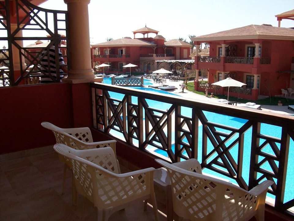 Ausblick von Zimmer 459 Pickalbatros Alf Leila Wa Leila Resort - Neverland Hurghada