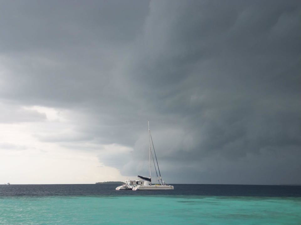 Sturm zieht auf Eri Maldives