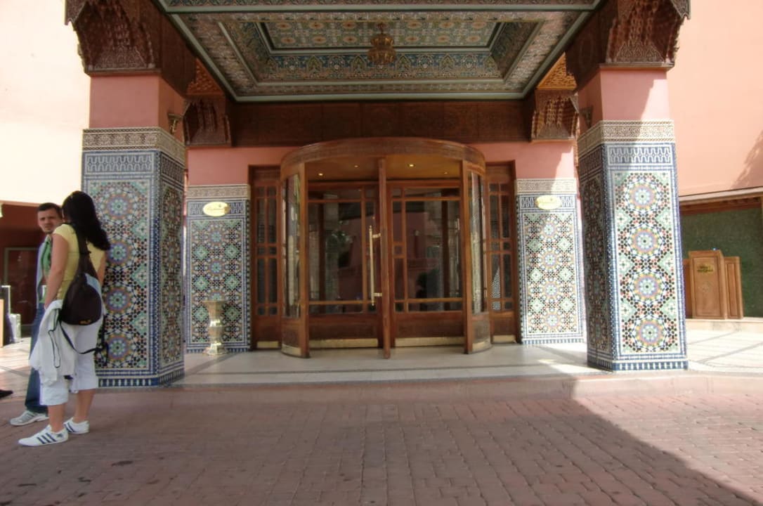 Eingangsbereich von Außen Palmeraie Palace