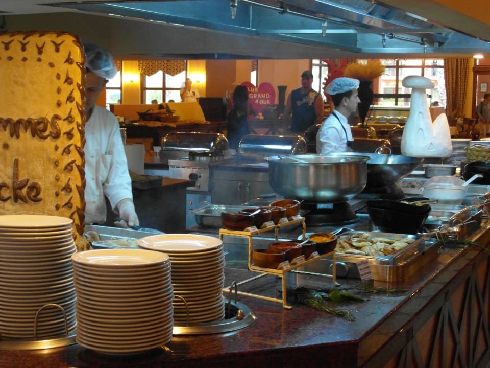 Viel Auswahl im Restaurant Club Grand Aqua