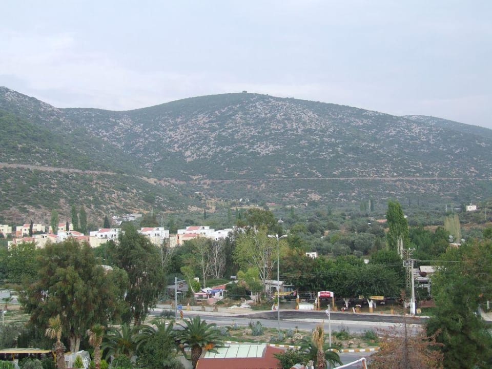 Blick vom Balkon Hotel  Pigale