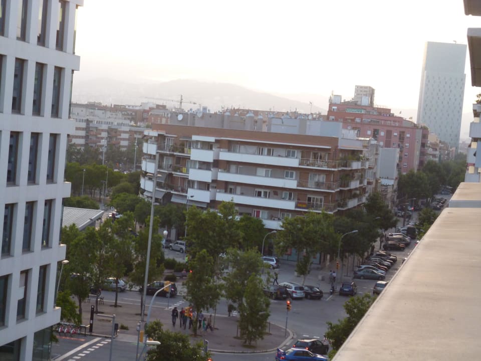 Blick aus unserem Fenster Eurohotel Diagonal Port