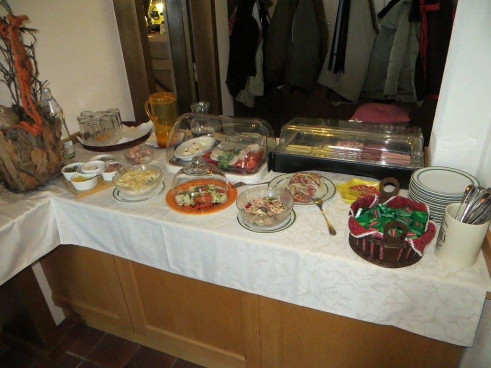 Frühstücksbuffet: Eine sehr gute Auswahl Pension Berghof