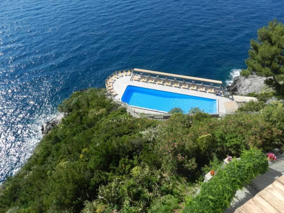 Blick vom Balkon Hotel Belvedere