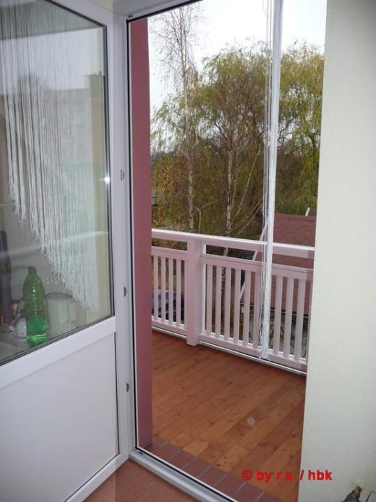 Blick auf den Balkon Hotel Ludwigsburg
