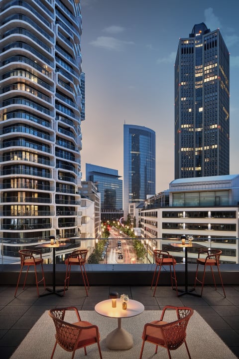 Ausblick NH Collection Frankfurt Spin Tower
