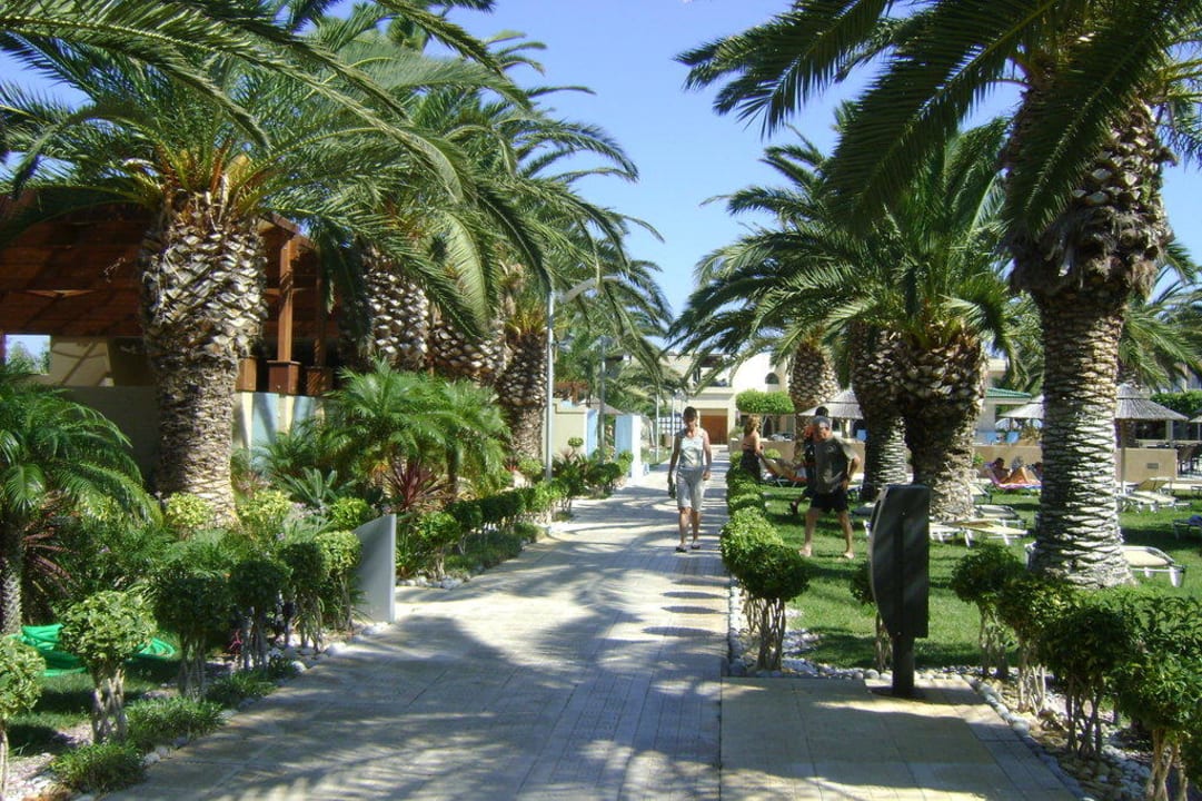 Weg zur Lobby Sandy Beach Hotel & Family Suites