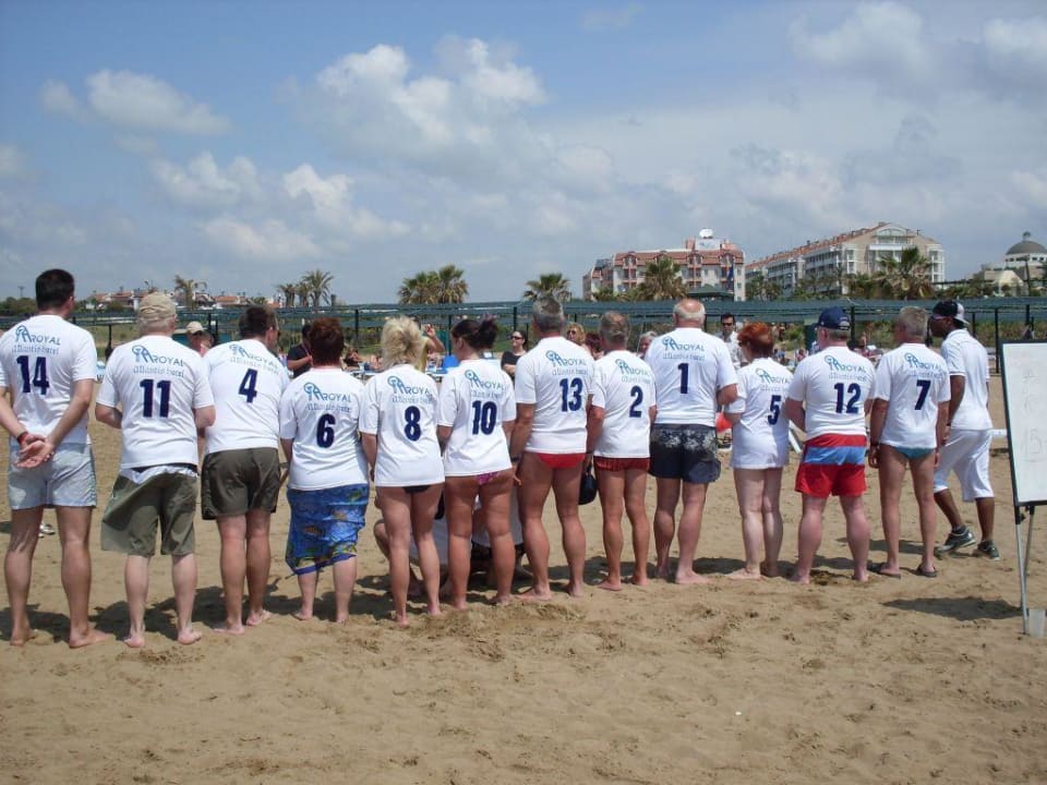 Bocciaturnier gegen Aspendos Beach Royal Atlantis Beach Hotel