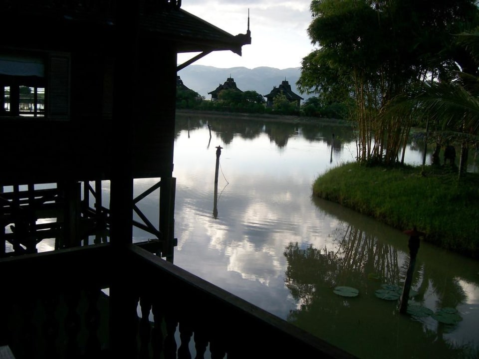 Ausblick vom Zimmer Hotel Inle Resort