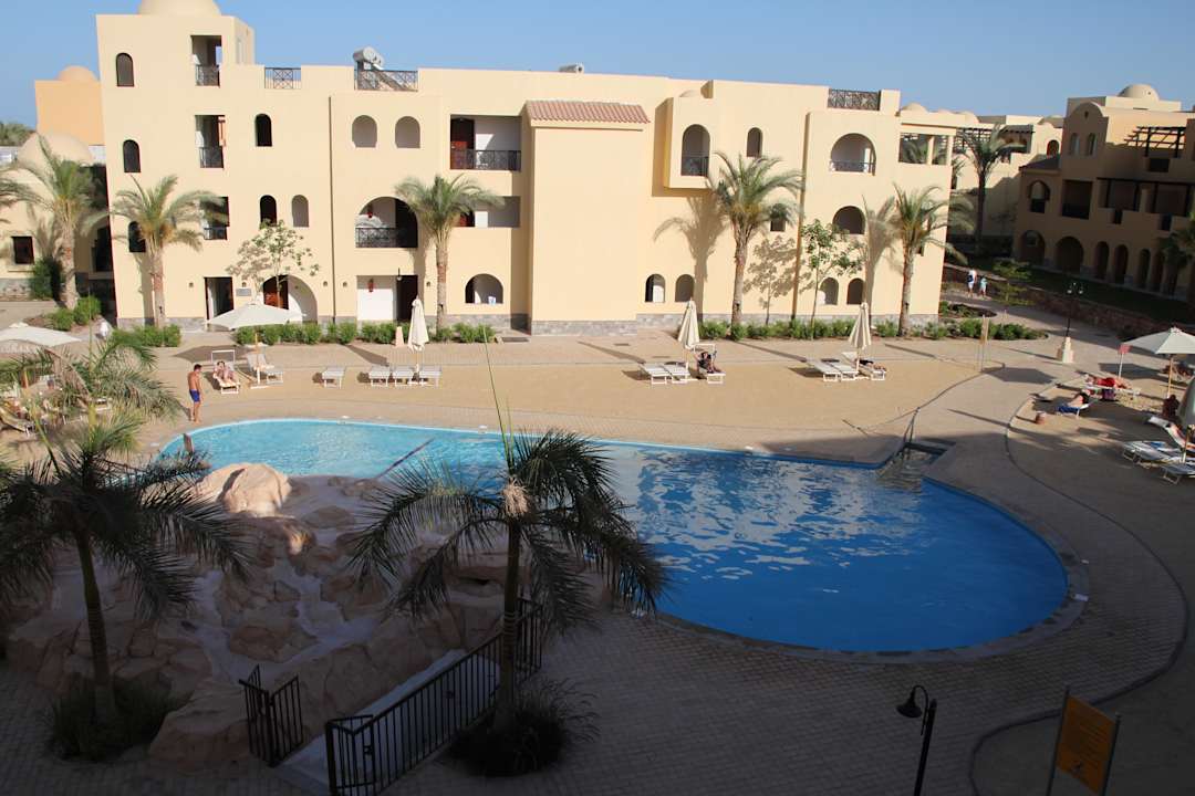 Blick von unserer Terrasse Stella Garden Resort & Spa, Makadi Bay